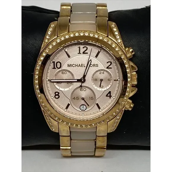 Michael Kors Blair MK5943 Women's Stainless Steel Analog Dial Quartz Watch UC805 - Picture 2 of 12